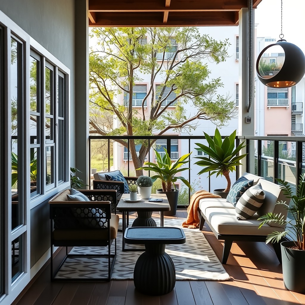 Kako urediti balkon s modernim namještajem